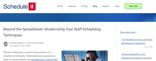 Beyond the Spreadsheet: Modernizing Your Staff Scheduling Techniques