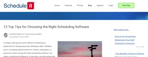 12 Top Tips for Choosing the Right Scheduling Software