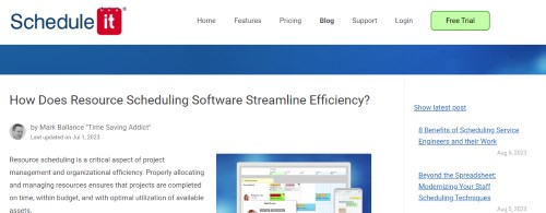 How Does Resource Scheduling Software Streamline Efficiency?