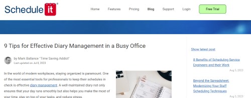 Why Good Diary Management Is Important For Customer ... Melbourne  thumbnail