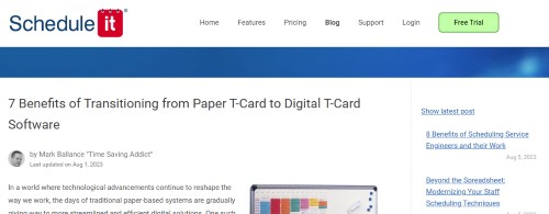 7 Benefits of Transitioning from Paper T-Card to Digital T-Card Software