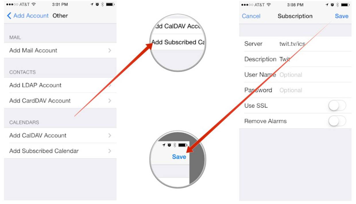 How to add calendar subscriptions, iCal, ICS to your iPhone or iPad?