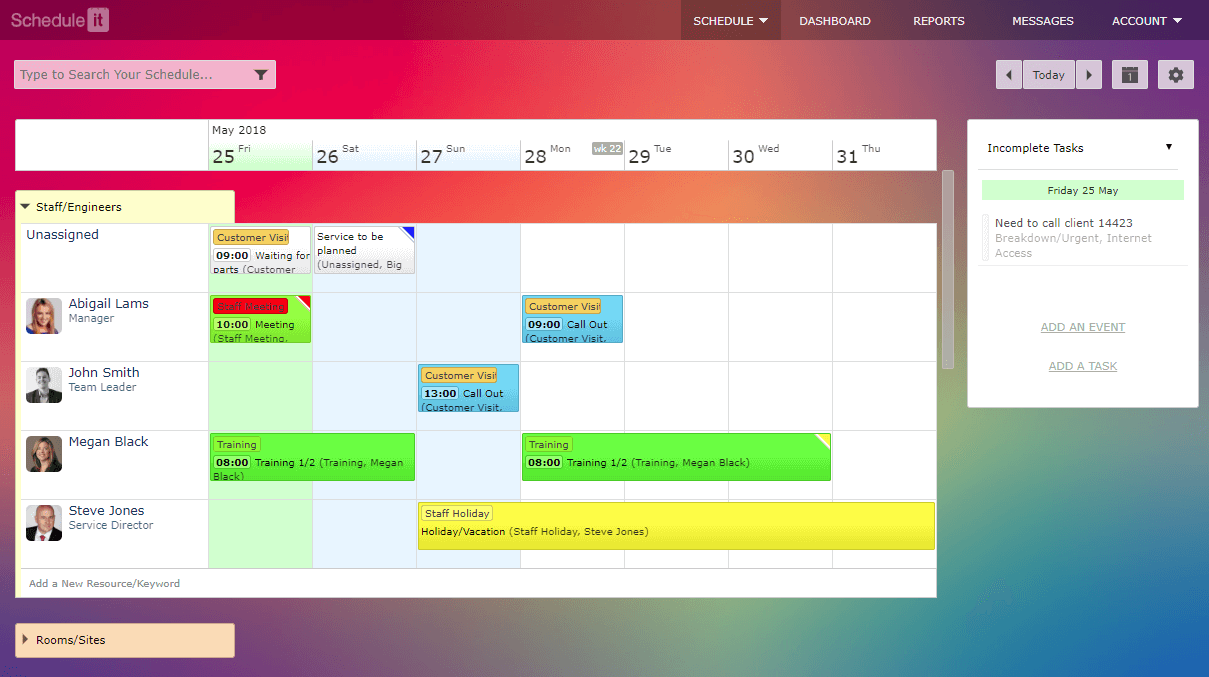 resource scheduling