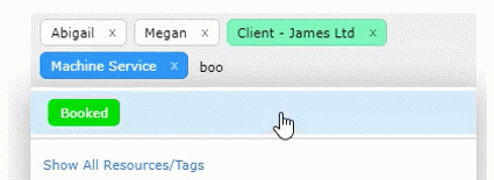 resources and tags